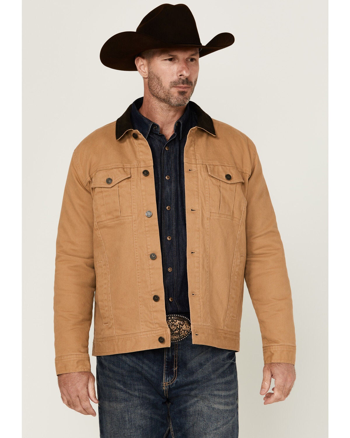 Cody James Men's Ozark Washed Rancher Jacket, Tan, hi-res