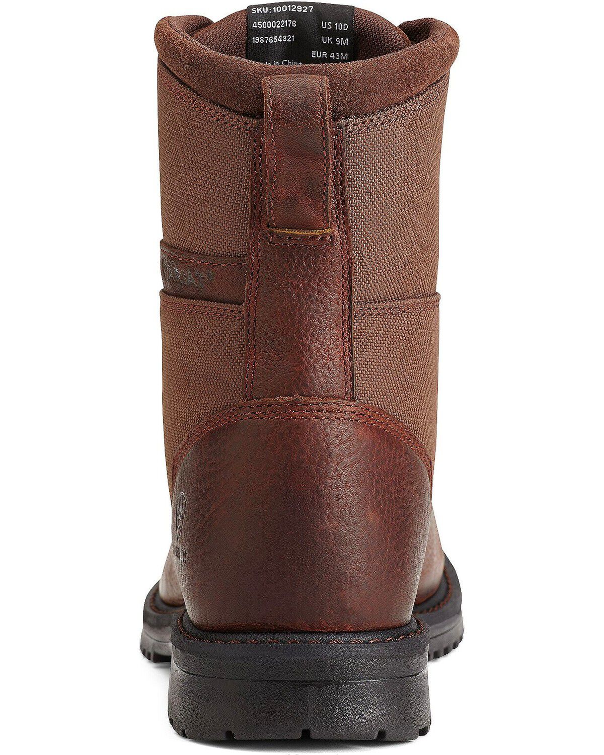 Image #5 - Ariat RigTek 8" Lace-Up Work Boots - Steel Toe, Brown, hi-res
