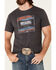Image #3 - Rock & Roll Denim Men's Charcoal Square Graphic Short Sleeve T-Shirt, Charcoal, hi-res