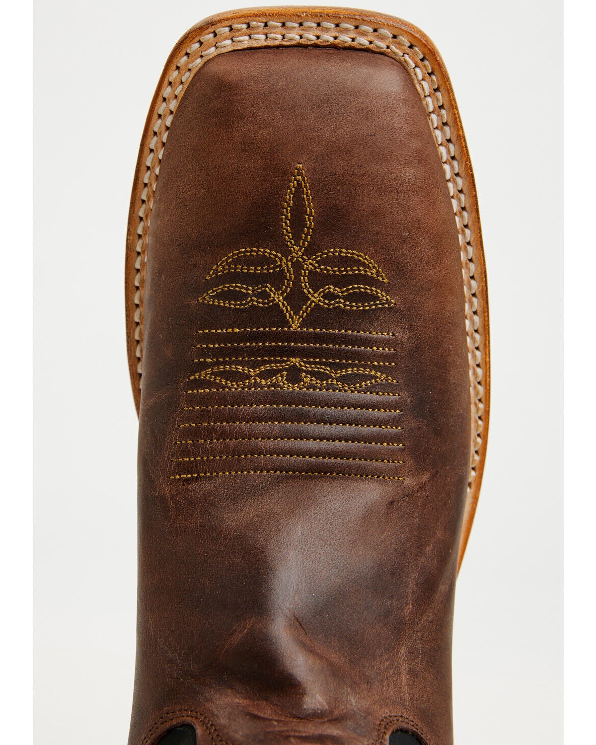 Image #6 - Justin Men's Boot Barn Exclusive Bent Rail Nash Western Boots - Broad Square Toe, Brown, hi-res
