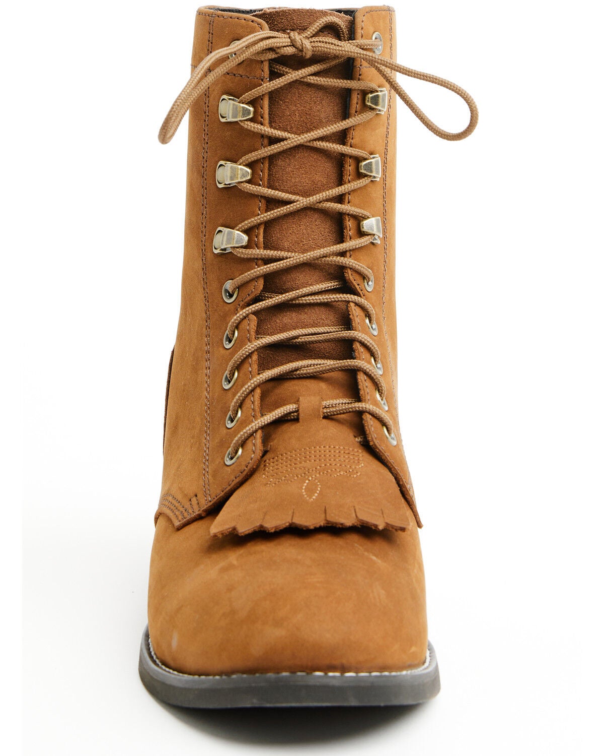 Image #4 - Cody James Men's 8" Highland Distressed Lace-Up Boots - Round Toe, Brown, hi-res