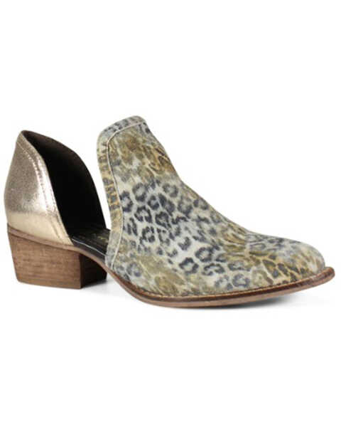 Diba True Women's Shy Town Western Booties - Medium Toe, Leopard, hi-res