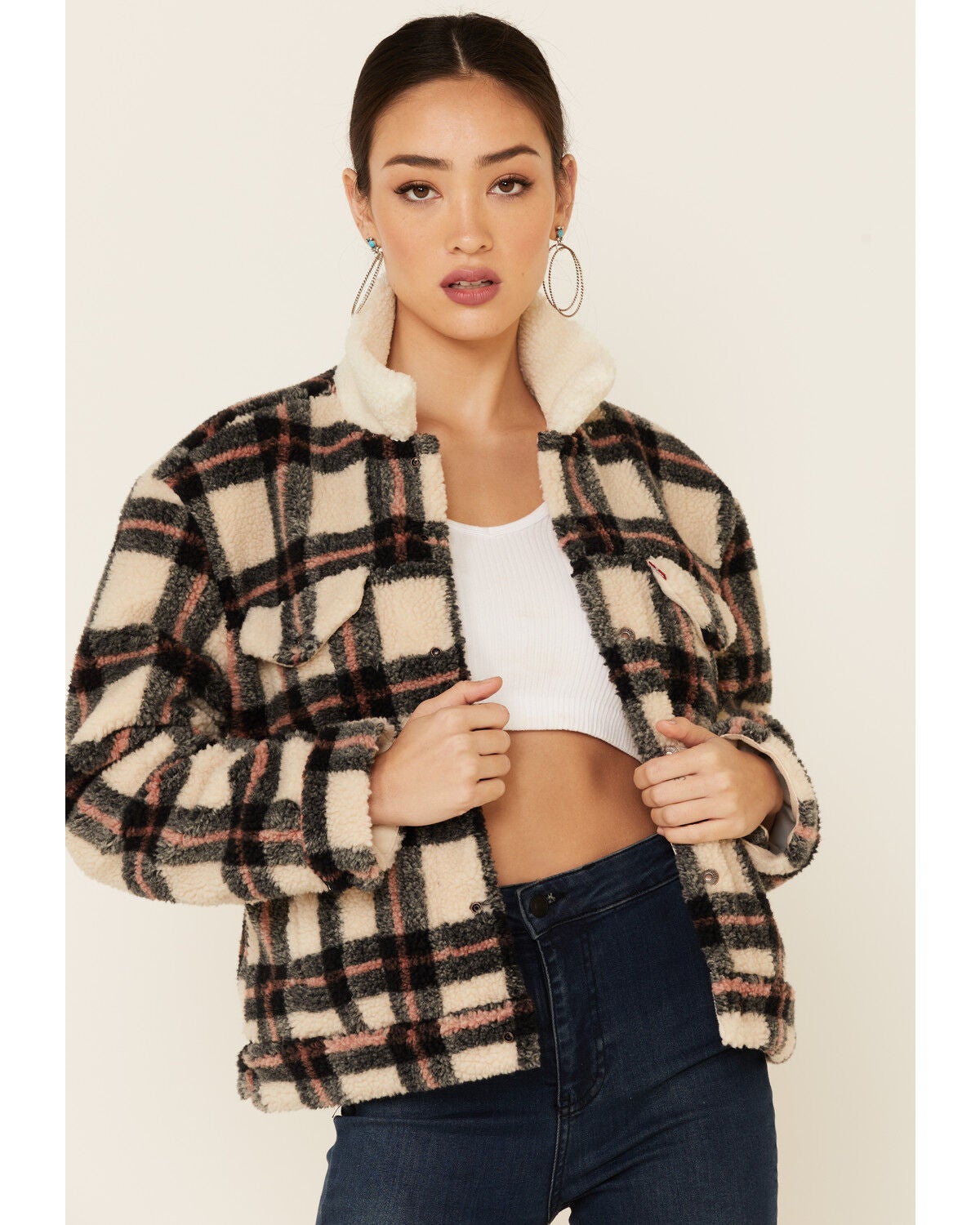 Ex Boyfriend Sherpa Trucker Jacket 
