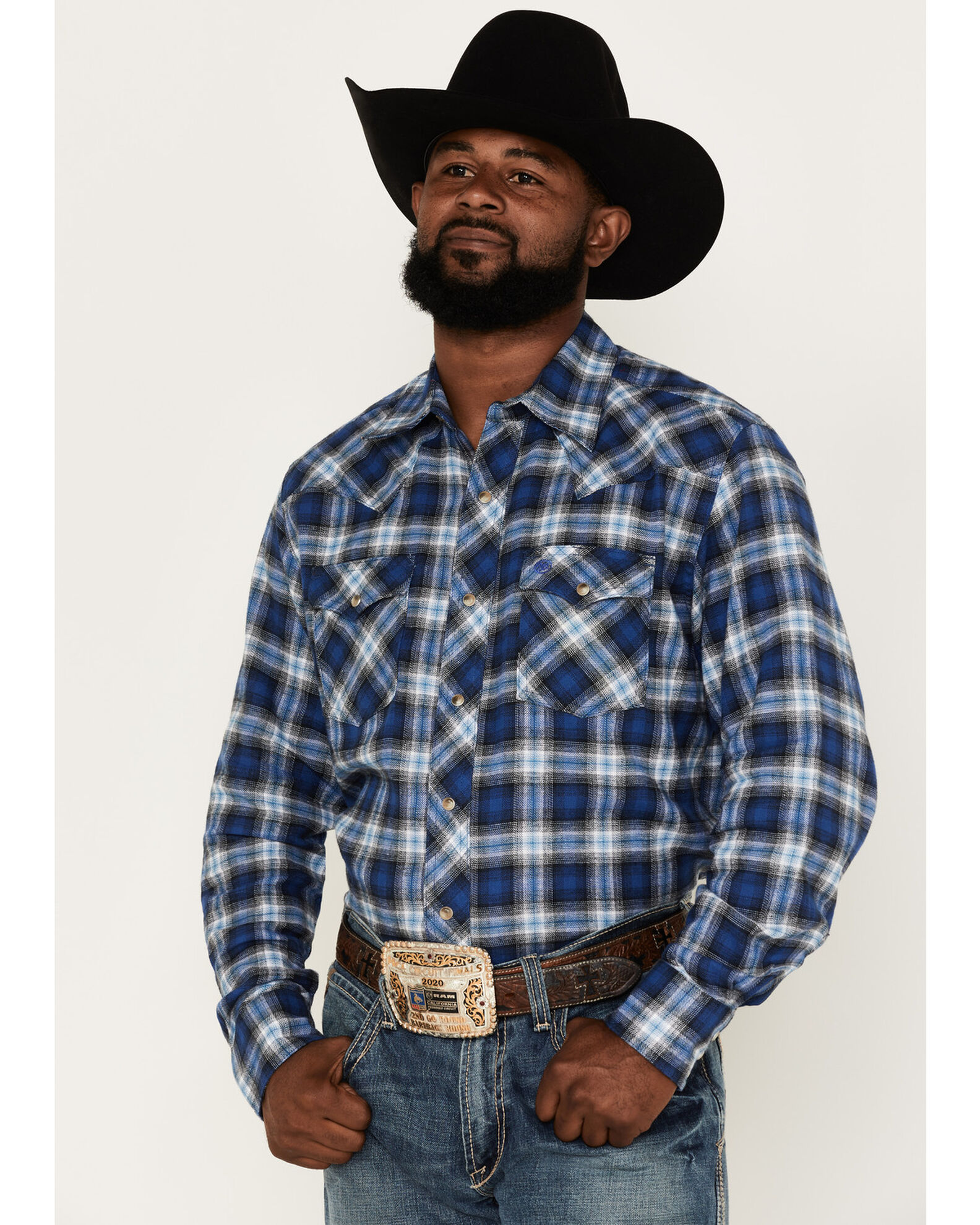 Men's western flannel shirts with snaps hotsell