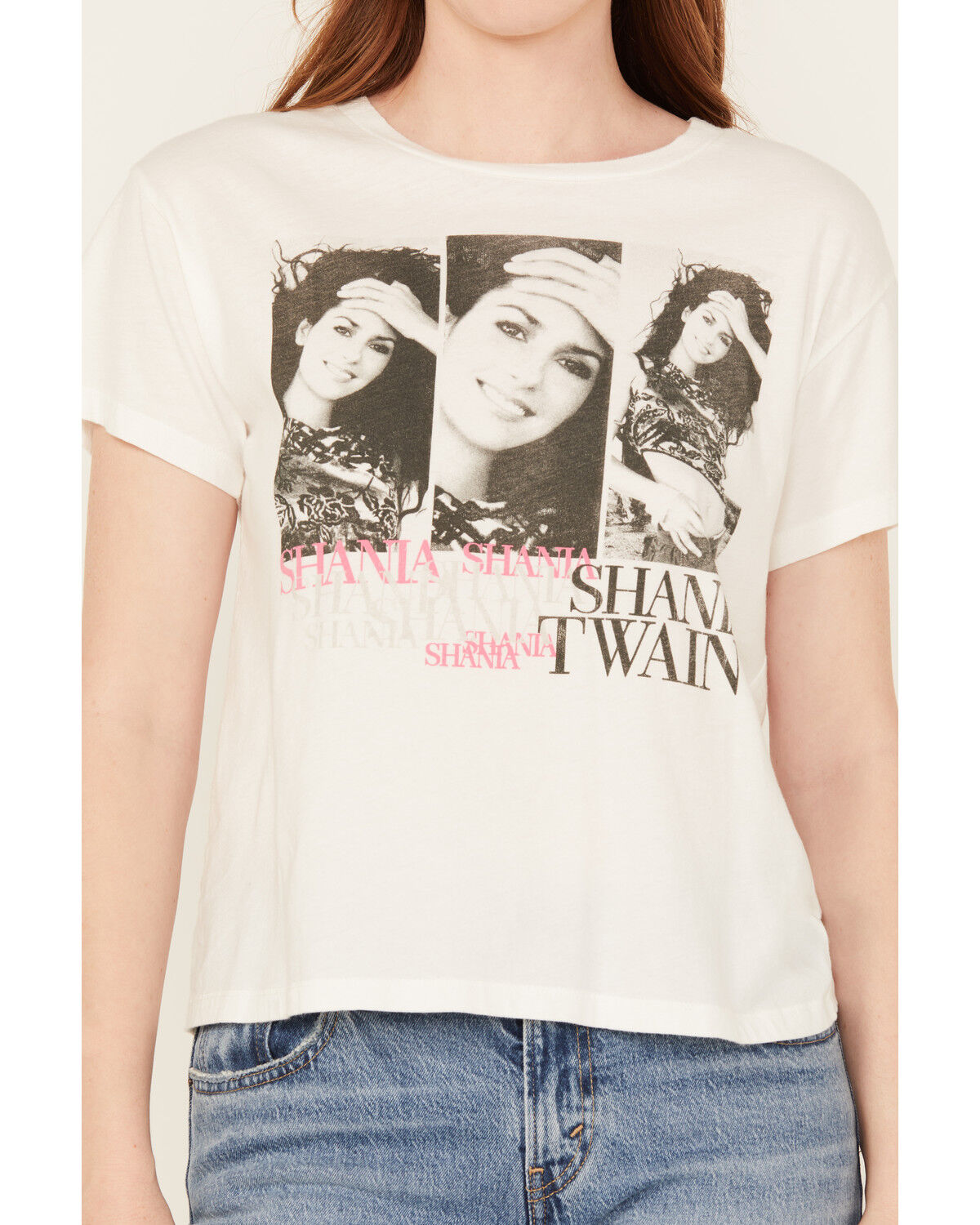 Image #3 - Day Dreamer Women's Shania Twain Short Sleeve Graphic Tee, White, hi-res