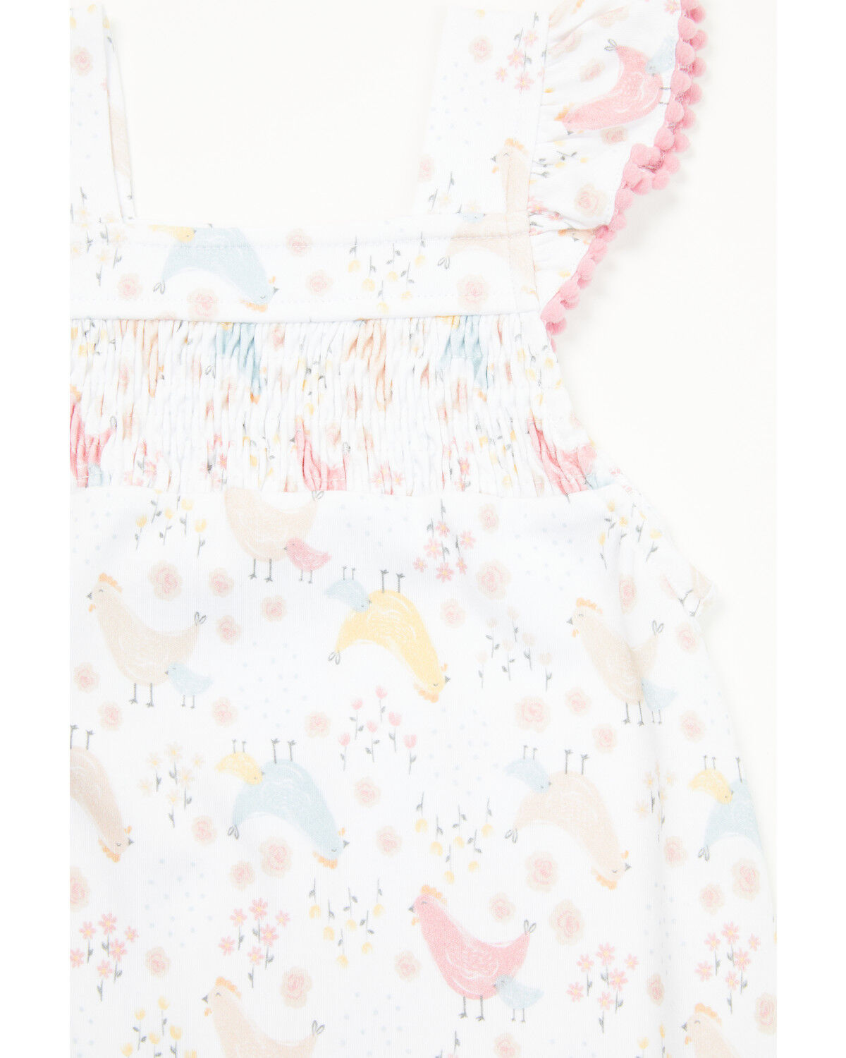 Image #2 - Rugged Bear Infant Girls' Chick Print Onesie, White, hi-res