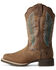 Ariat Women's Hybrid Rancher Waterproof Western Boots - Wide Square Toe, Brown, hi-res