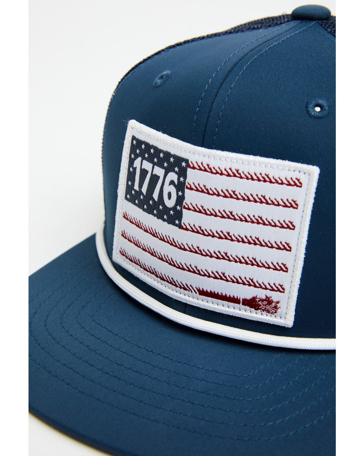 Image #2 - Hooey Boys' Liberty 1776 Patriotic Ball Cap, Navy, hi-res