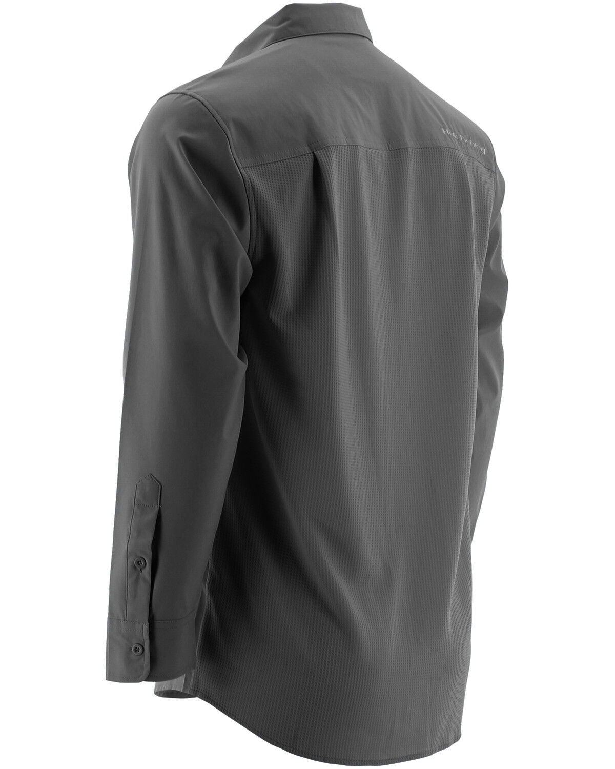 Image #2 - Huk Performance Fishing Men's Phenom Long Sleeve Shirt, Charcoal Grey, hi-res