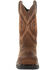Georgia Boot Men's Carbo-Tec LT Waterproof Western Work Boots - Steel Toe, Brown, hi-res
