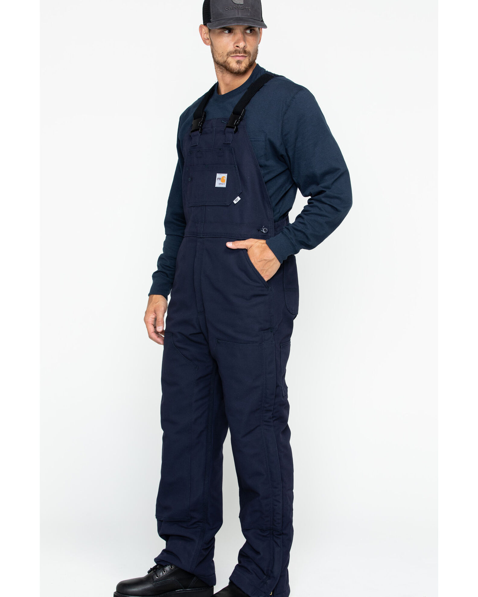 Carhartt Men s FR Duck Quilt Lined Bib Overalls Country Outfitter