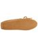 Women's Minnetonka Kilty Suede Softsole Moccasins, Taupe, hi-res