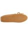 Women's Minnetonka Kilty Suede Softsole Moccasins, Taupe, hi-res