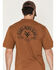 Image #4 - Hawx Men's Stay Dirty Short Sleeve Pocket Work T-Shirt, Rust Copper, hi-res