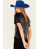 Image #4 - Molly Bracken Women's Oil Slick Sequin Top, Black, hi-res
