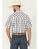 Image #4 - Wrangler Retro Men's Plaid Print Short Sleeve Snap Western Shirt, White, hi-res