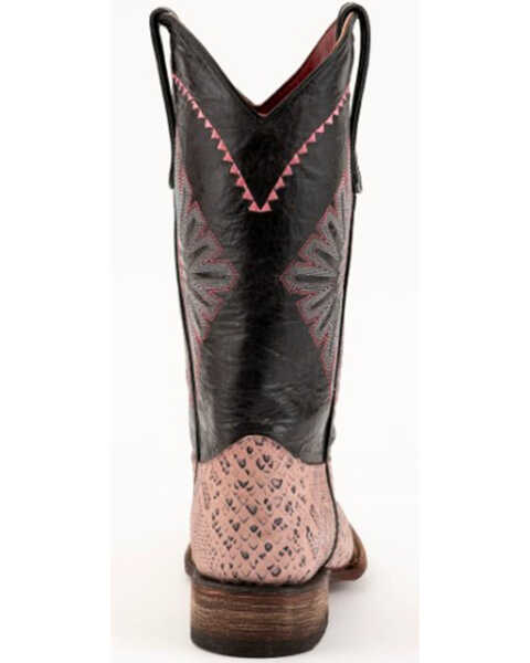 Image #4 - Ferrini Women's Boa Snake Print Western Boots - Square Toe , , hi-res