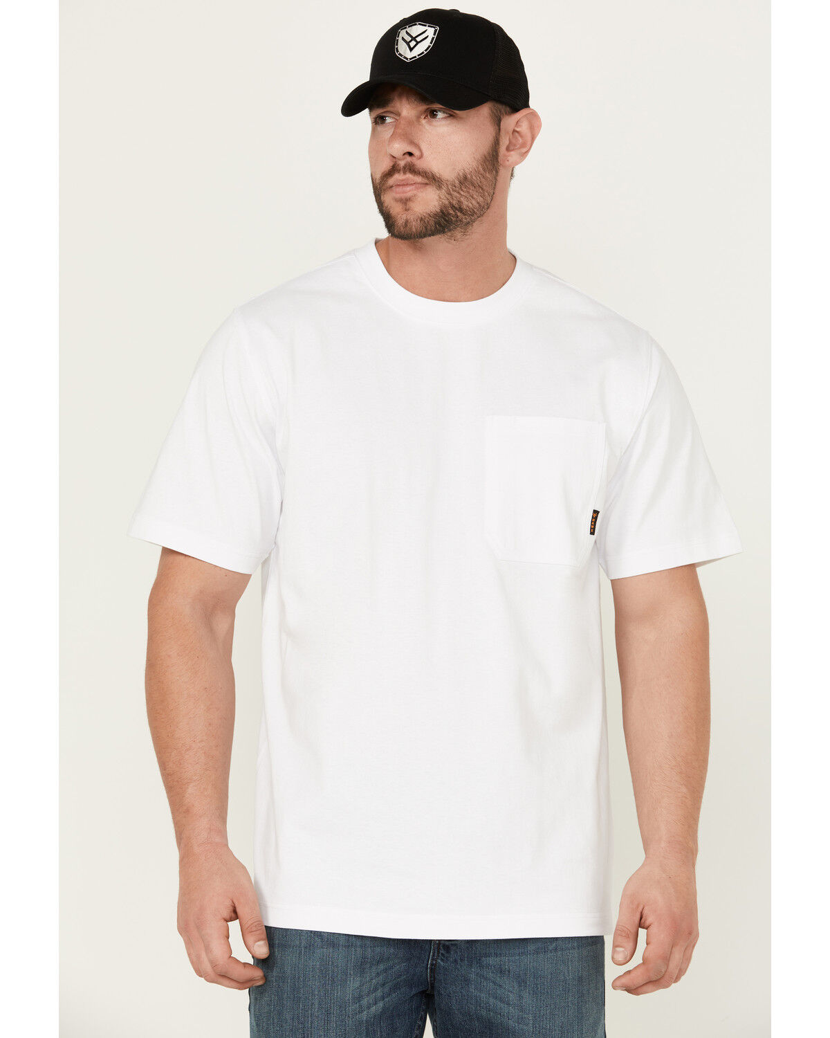Image #1 - Hawx Men's Forge Solid Short Sleeve T-Shirt - Big, White, hi-res