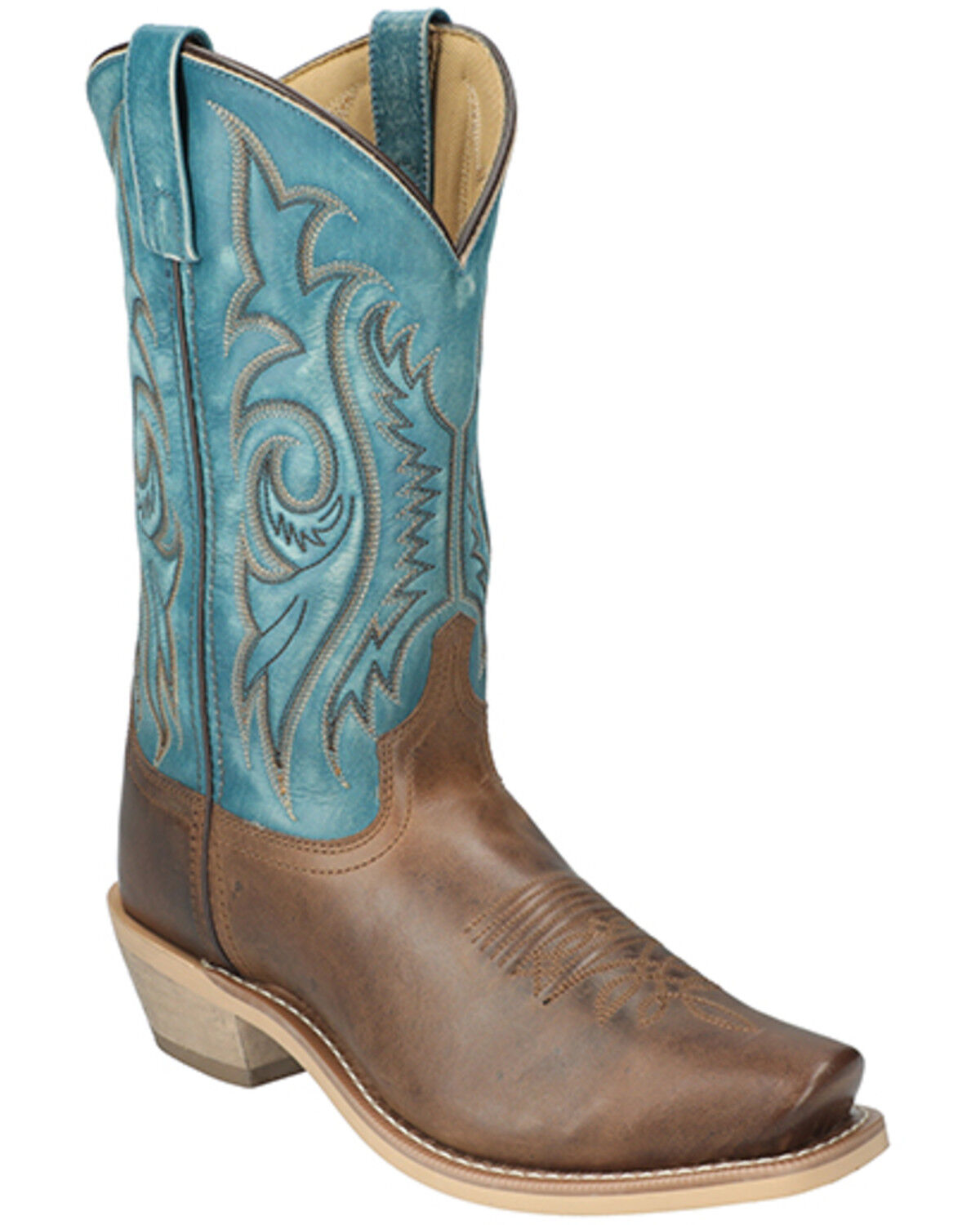 Image #1 - Smoky Mountain Men's Santa Fe Western Boots - Square Toe, Multi, hi-res