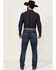Image #3 - Wrangler 20X Men's Warren Medium Wash Slim Straight Stretch Denim Jeans - Tall, Medium Wash, hi-res