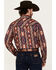 Image #4 - Rock & Roll Denim Men's Tek Southwestern Striped Long Sleeve Snap Western Shirt, Multi, hi-res