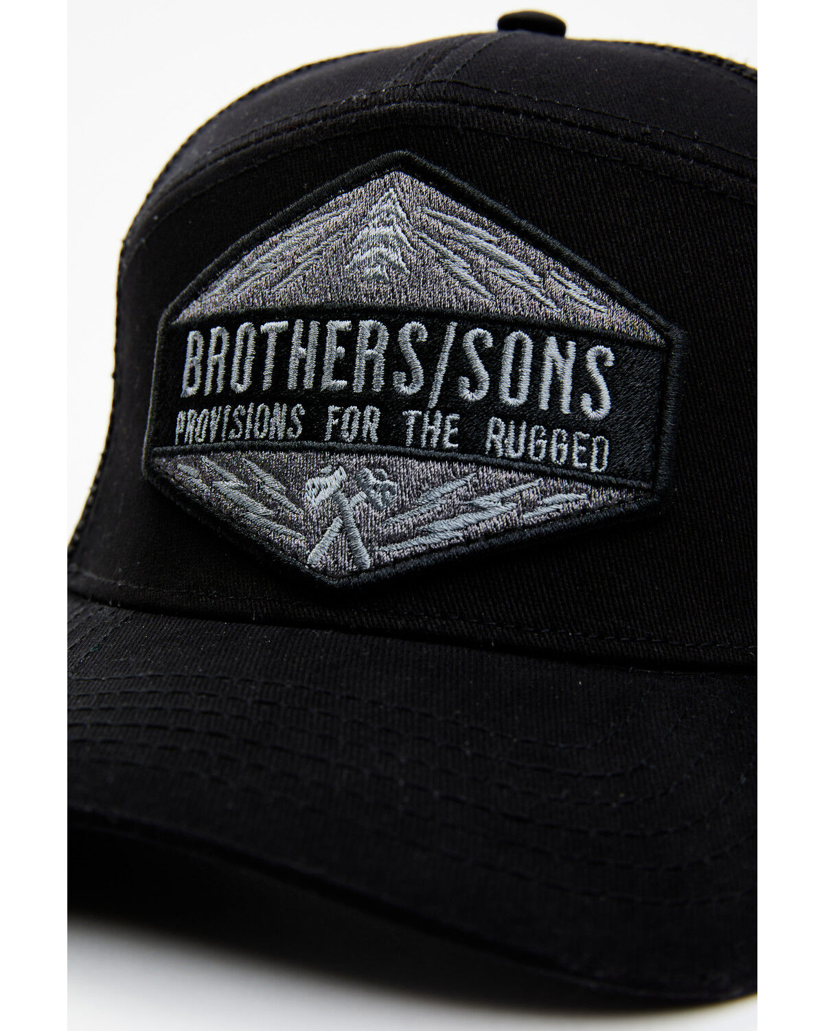 Image #2 - Brothers and Sons Men's Provisions For The Rugged Patch Ball Cap, Black, hi-res