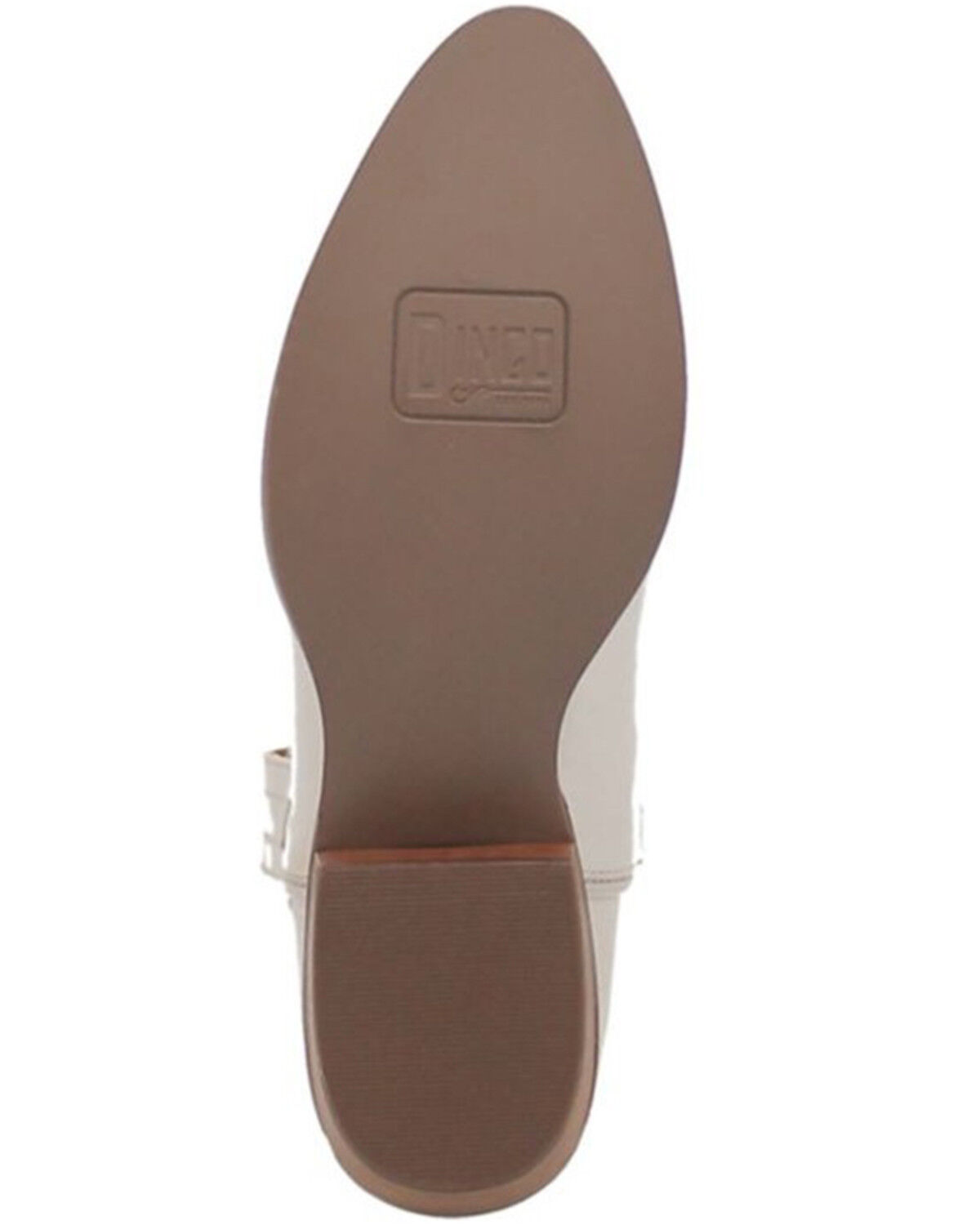 Image #7 - Dingo Women's Seguaro Western Booties - Round Toe, White, hi-res