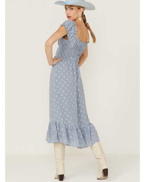 Image #4 - Heartloom Women's Edina Midi Dress , Blue, hi-res