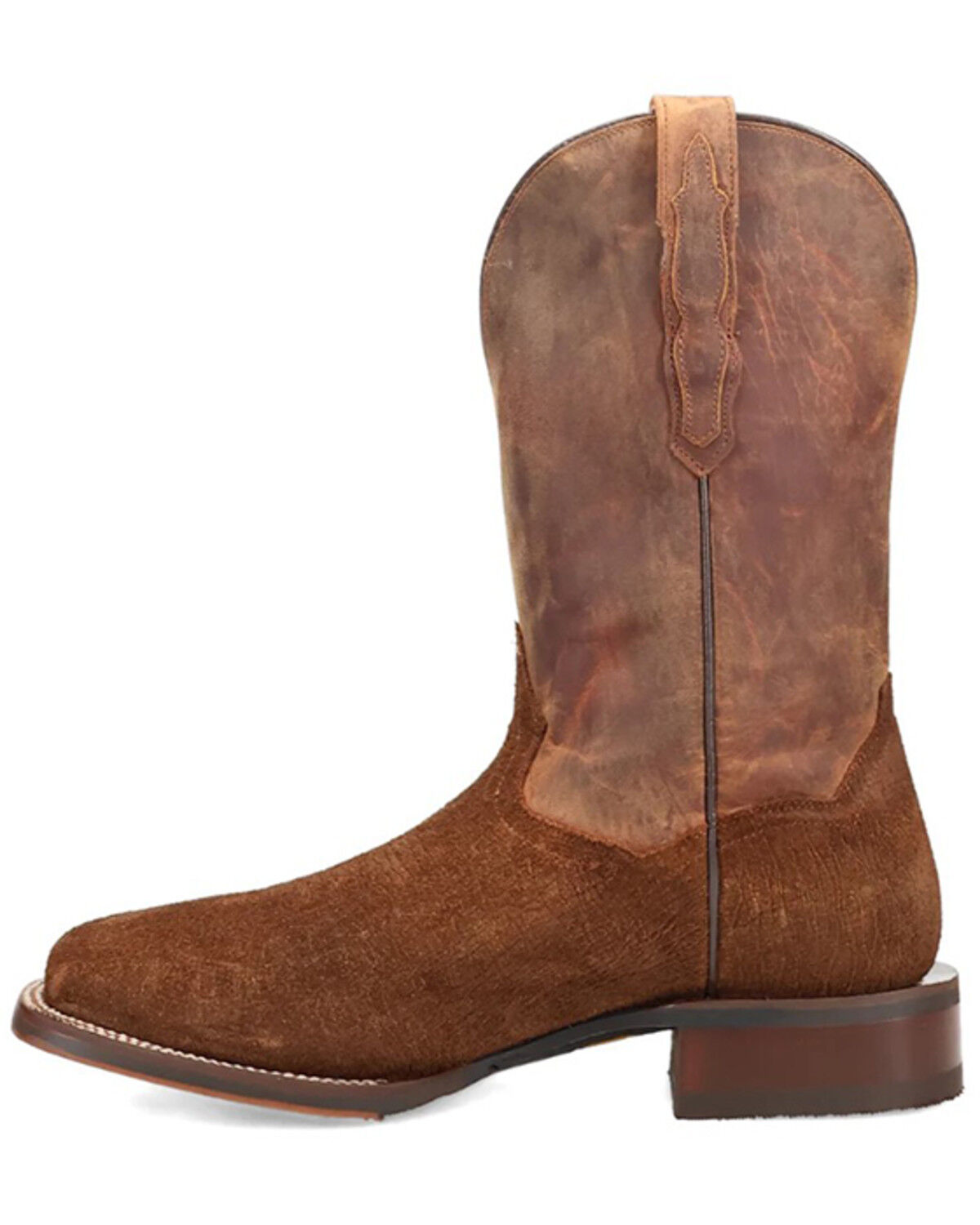 Image #3 - Dan Post Men's Snyder Western Boots - Broad Square Toe, Brown, hi-res