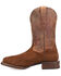 Image #3 - Dan Post Men's Snyder Western Boots - Broad Square Toe, Brown, hi-res