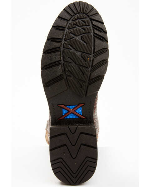 Image #7 - Twisted X Men's 12" Western Work Boots - Nano Toe, Brown, hi-res