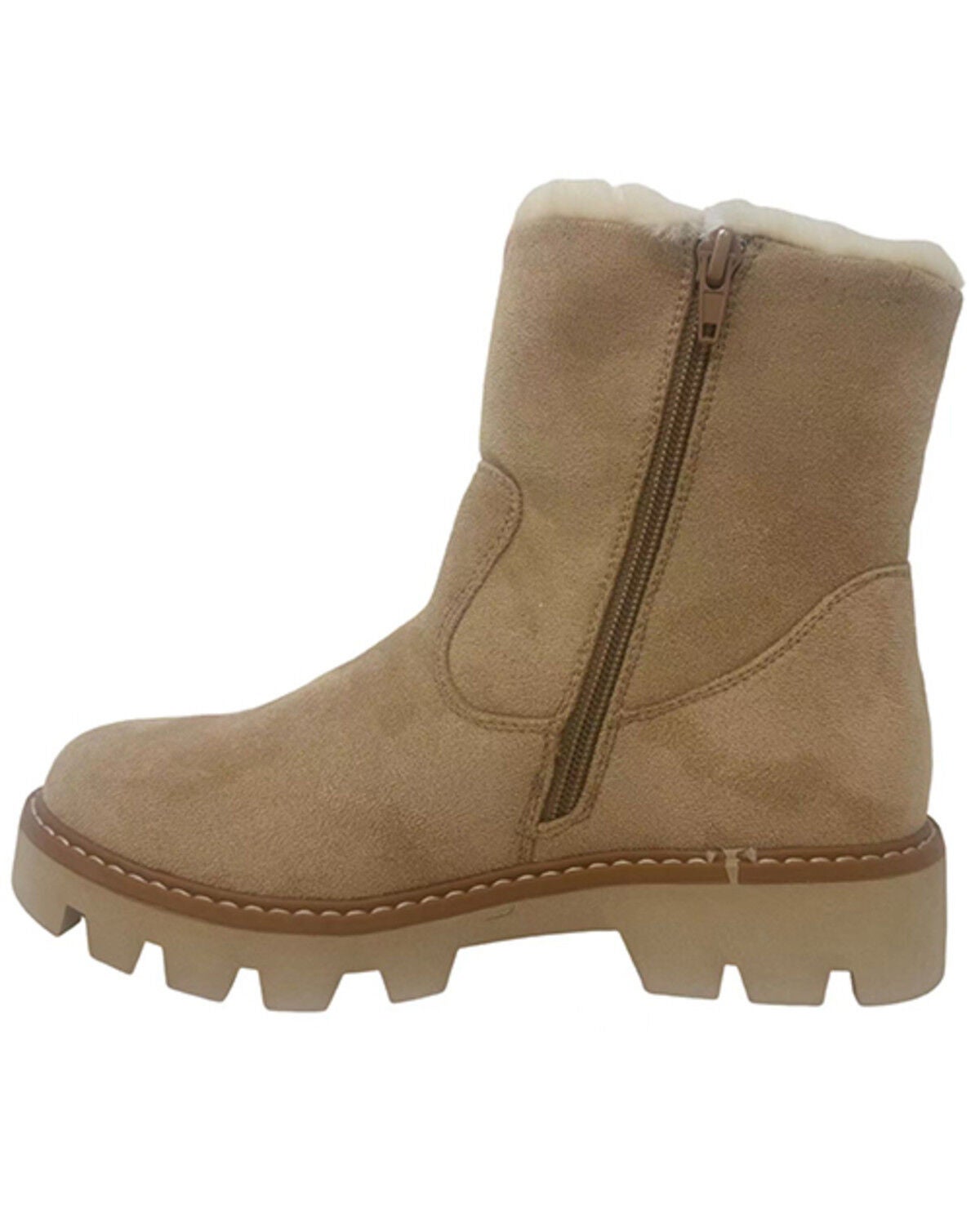 Image #3 - Very G Women's Marlo Casual Boots - Round Toe, Sand, hi-res