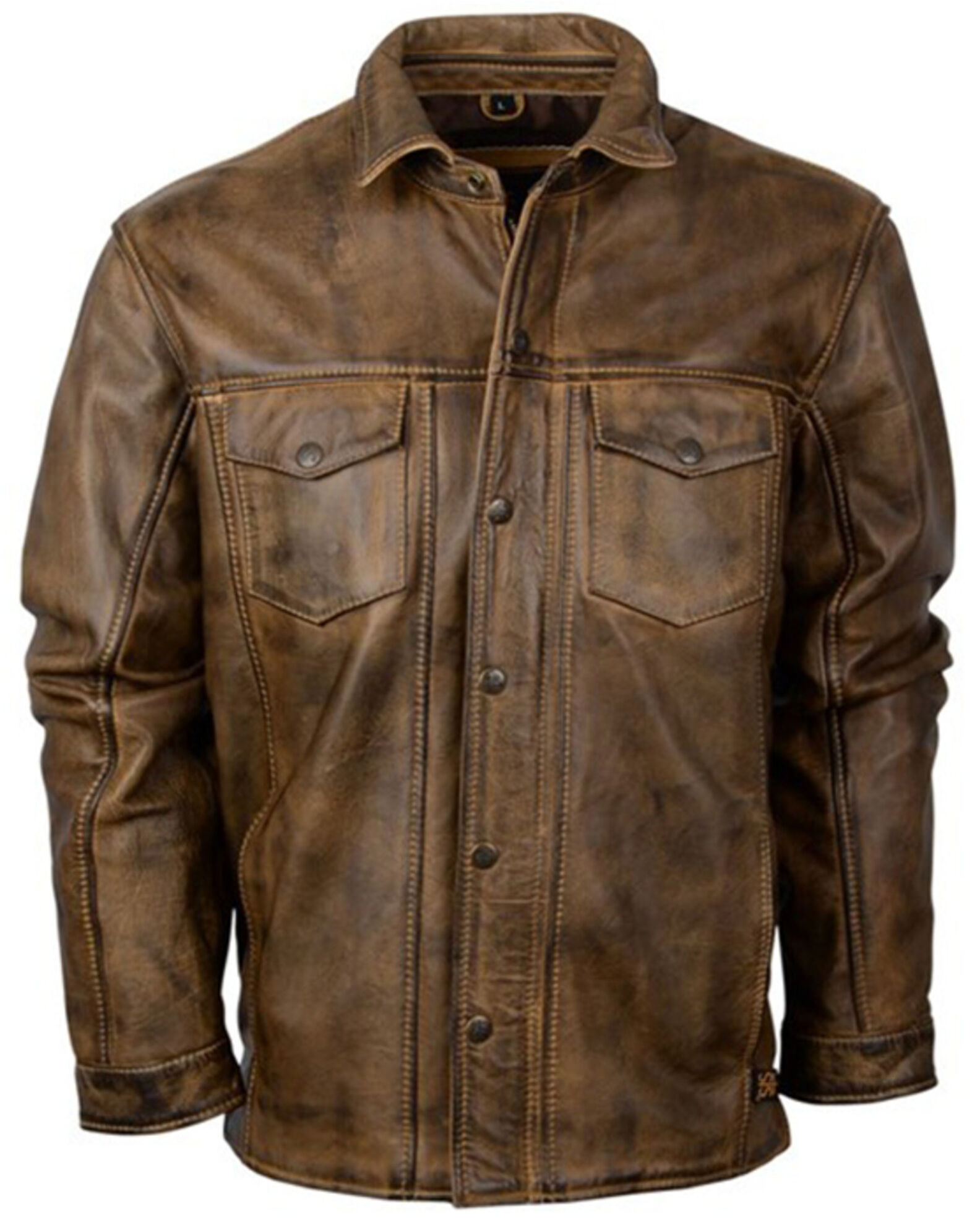 STS Ranchwear By Carroll Men s Ranch Hand Leather Jacket Big