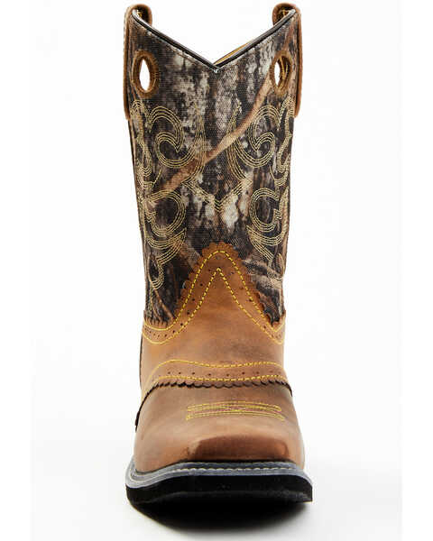 Image #5 - Smoky Mountain Women's Pawnee Camo Western Boots - Square Toe, Brown, hi-res