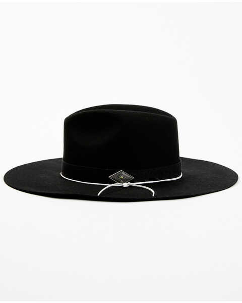 Image #3 - Idyllwind Women's Waycross Felt Western Fashion Hat, Black, hi-res