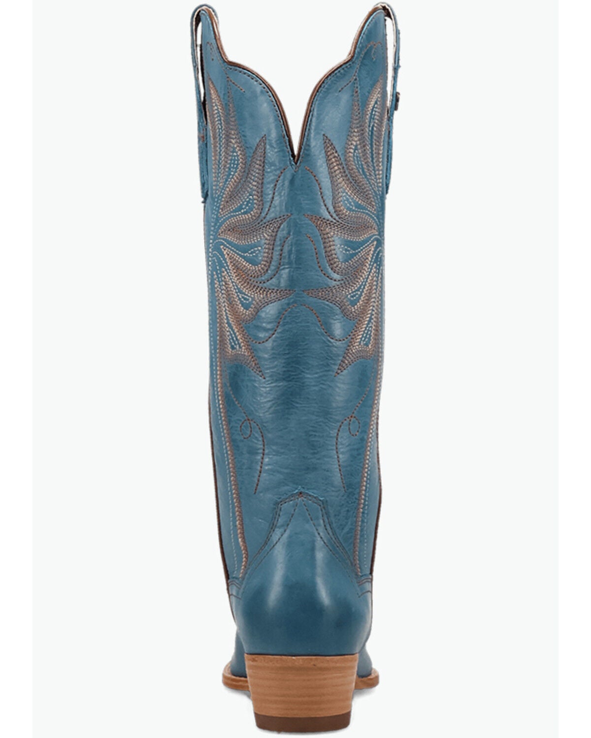 Image #5 - Dan Post Women's Grace Tall Western Boots - Snip Toe, Blue, hi-res