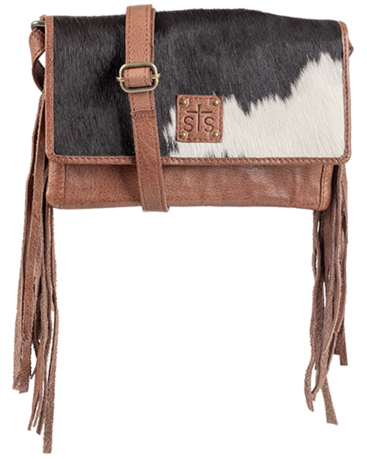 Image #1 - STS Ranchwear By Carroll Women's Indie Harper Crossbody Bag, Brown, hi-res