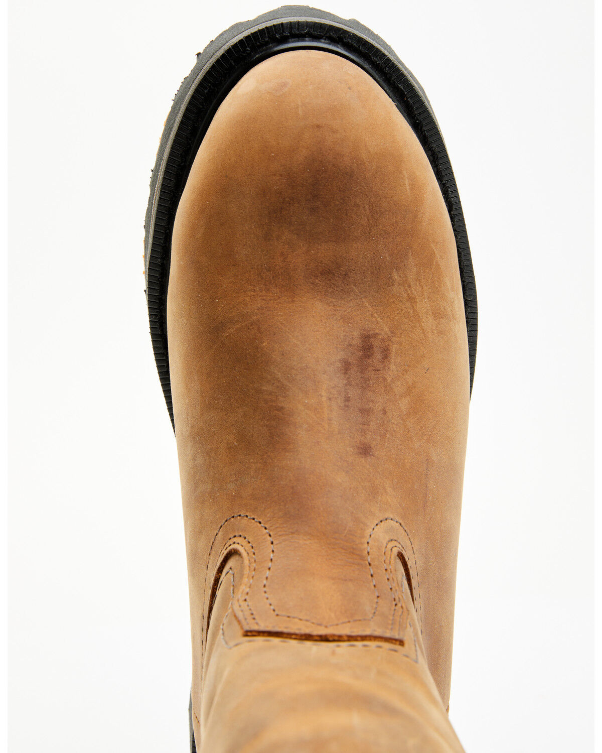 Image #6 - Hawx Men's 11" Industrial Wellington Work Boots - Composite Toe, Brown, hi-res