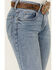 Image #2 - Wrangler Women's Essential Jayne Dark Wash Mid Rise Bootcut Stretch Denim Jeans, Dark Wash, hi-res