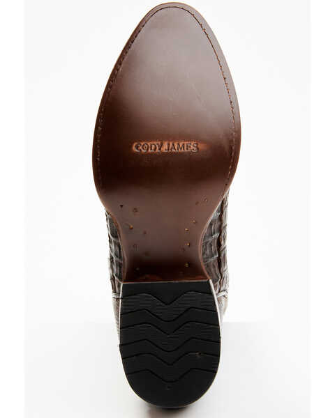 Image #7 - Cody James Men's Exotic Caiman Western Boots - Medium Toe, Brown, hi-res