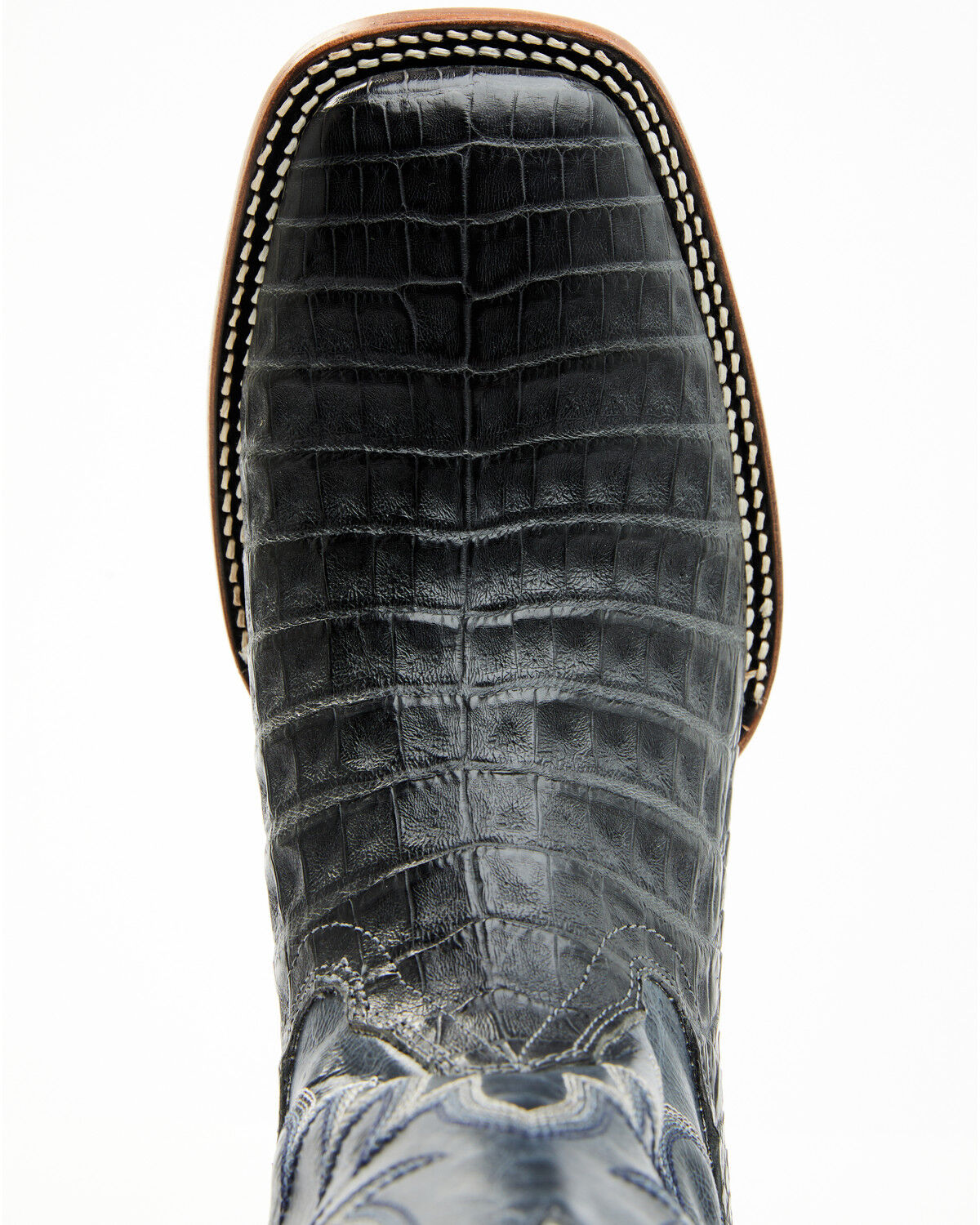 Image #6 - Cody James Men's Exotic Caiman Belly Western Boots - Broad Square Toe, Black, hi-res