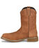 Image #3 - Double H Men's Workflex Waterproof Western Work Boots - Composite Toe, Brown, hi-res