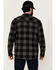 Image #4 - Brothers and Sons Men's Kent Plaid Print Long Sleeve Button-Down Shirt, Black, hi-res