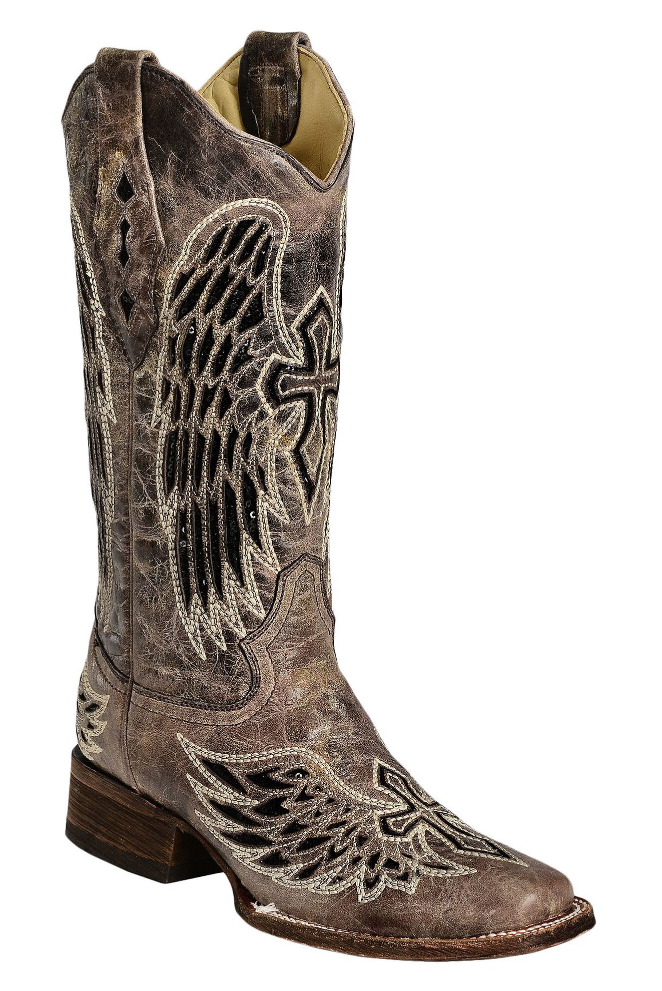 Womens boots with crosses 2025