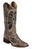 Corral Black Sequin Wing & Cross Inlay Cowgirl Boots - Square Toe, Black, hi-res