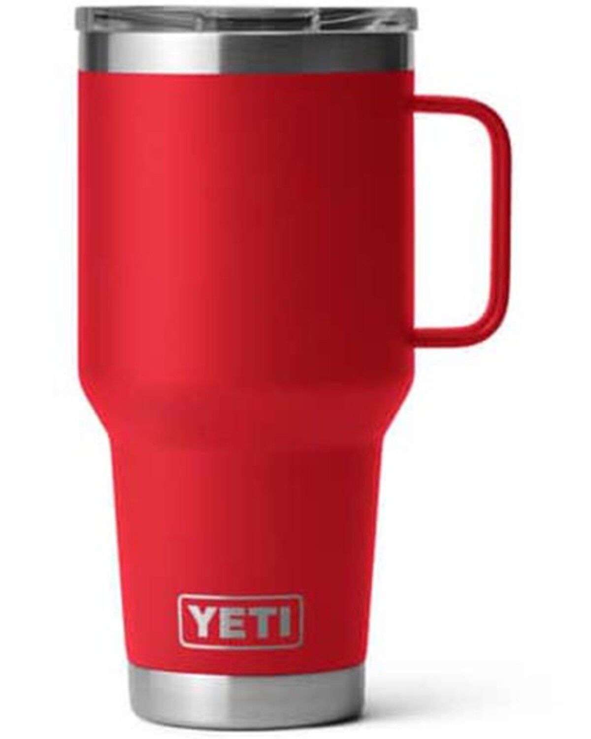 Image #1 - YETI Rambler® Stronghold™ Lid 30oz Travel Mug, Red, hi-res