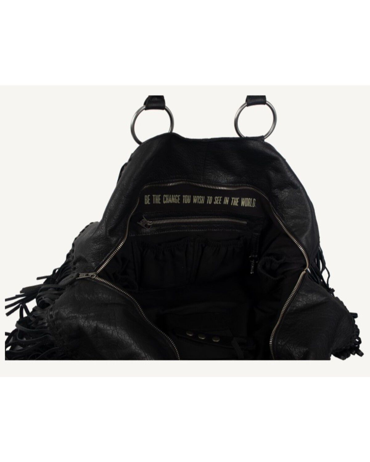 Image #4 - STS Ranchwear By Carroll Women's Indie Carmen Fringe Purse, Black, hi-res