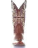 Circle G Women's Cognac Embroidery Western Boots - Square Toe, Cognac, hi-res