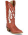 Image #1 - Justin Women's Evelyn Western Boots - Snip Toe, Red, hi-res