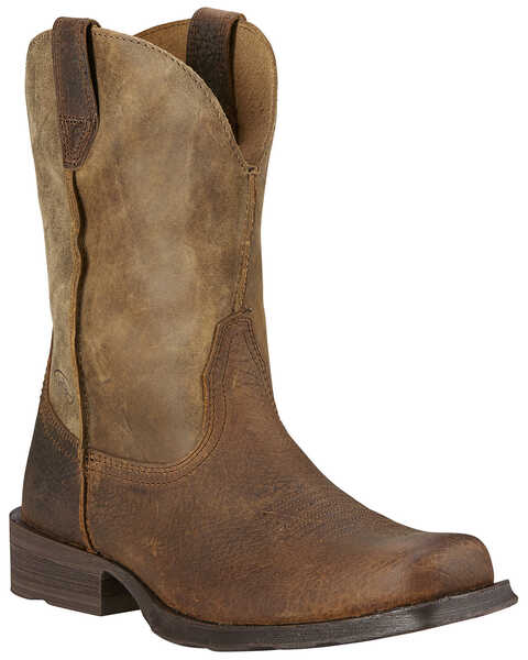 Image #2 - Ariat Men's Rambler 11" Western Boots - Square Toe, Earth, hi-res